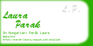 laura parak business card